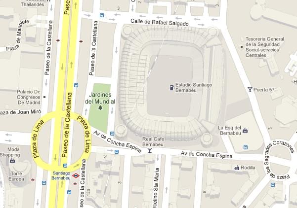 bernabeu வரைபடம்