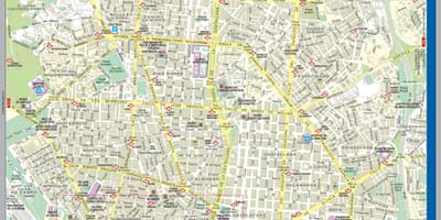 தெரு வரைபடத்தை மாட்ரிட் நகரம் மையம்