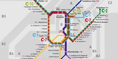 வரைபடம் மாட்ரிட் atocha ரயில் நிலையம்